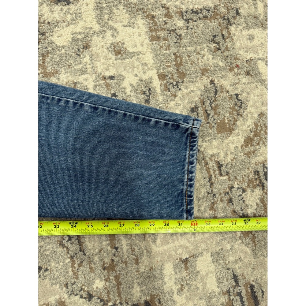 Levis 550 Relaxed Fit Mens Jeans 34x32 Medium Wash Blue Denim 00550-4891 Vintage - Picture 11 of 16